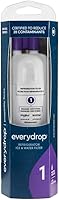 everydrop by Whirlpool Refrigerator Water Filter 1 EDR1RXD1 - NSF Certified Reduces 99% Lead & 28 Contaminants, Single Pack Purple