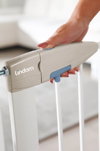 Lindam by Munchkin Sure Shut Porte Pressure Fit Safety Gate, White, 76-82 cm
