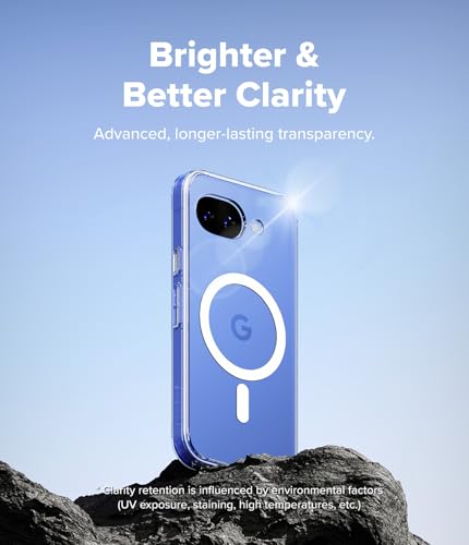 Image of Ringke Fusion for Google Pixel 10a [Compatible with MagSafe] [Scratch Resistant] Slim Transparent Protective Cover with Shockproof Case Back Cover - Magnetic Clear