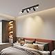 Homefire LED Deckenstrahler Deckenlampe Küche - 5 Flammig GU10 Küchenlampe Decke 350° Schwenkbar Strahler Spots Innen Deckenspot Schwarz Wohnzimmerlampe für Schlafzimmer Wohnzimmer Ohne Leuchtmittel