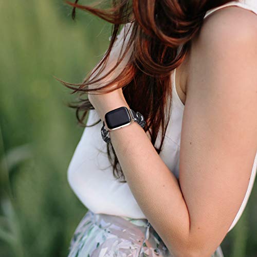 VILLCASE Pulseira Scrunchie Pulseira Scrunchie Pulseira de Substituição para Relógio Inteligente Com