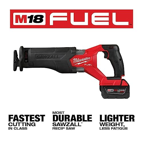 Milwaukee M18 FUEL 18V Lithium-Ion Brushless Cordless Combo Kit with Two 5.0Ah Batteries, 1 Charger, 2 Tool Bags (7 Tools)