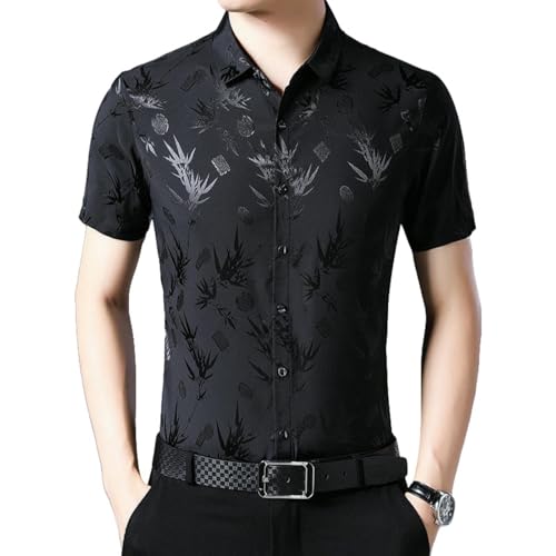 Chemise été homme soie glacée anti-transpiration pour rester frais