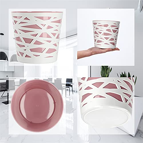 KADAX Blumentopf, Übertopf, runder Pflanztopf aus Kunststoff, Pflanzkübel für Blumen, Pflanzen, Balkon, Blumenkübel für Innen… – Ansicht 4