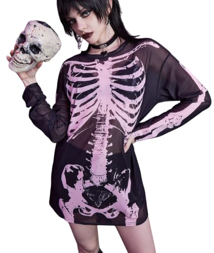 Disfraz de esqueleto para mujer ideal en fiestas temáticas y noches de Halloween 3