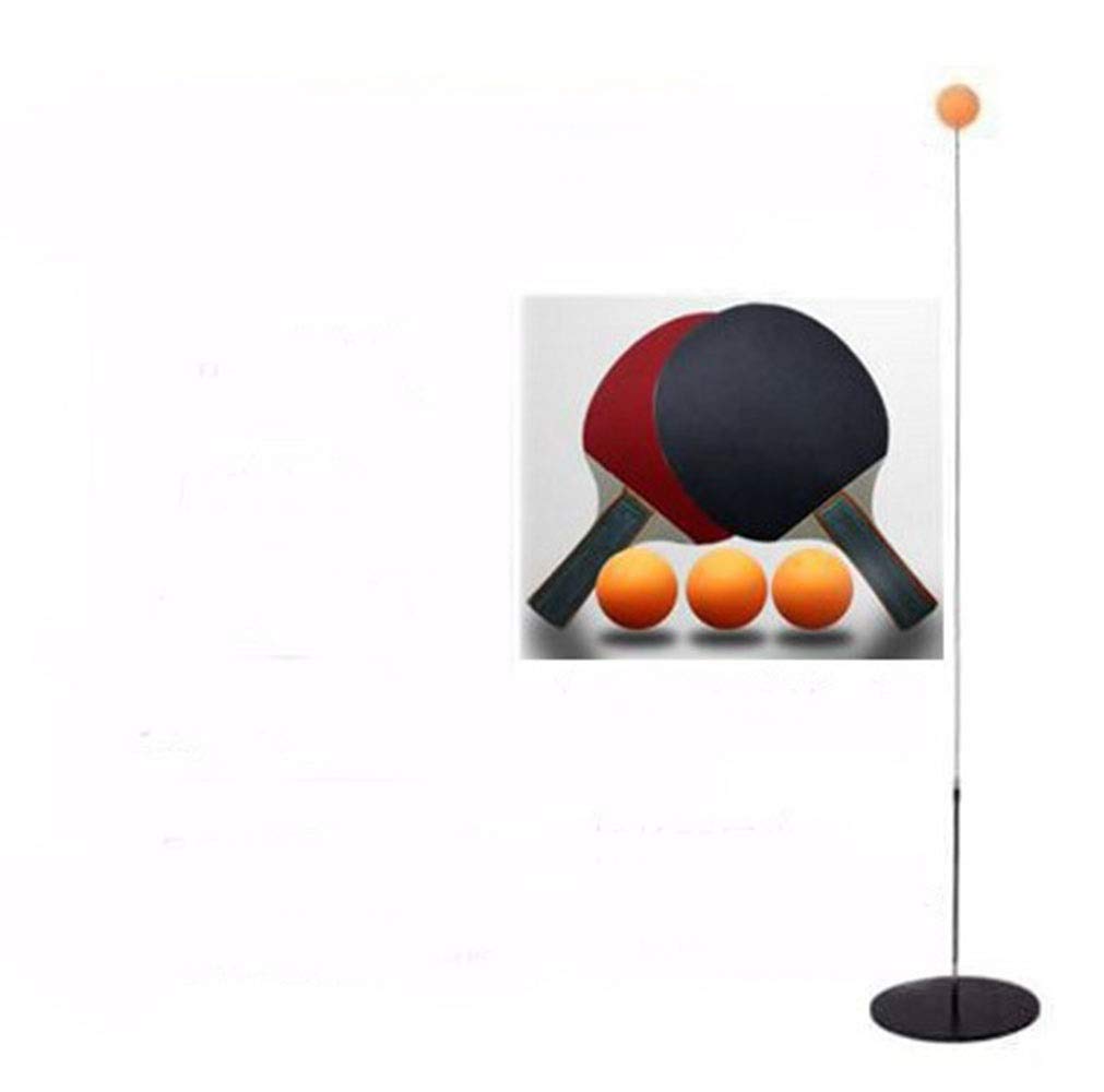 Amazon Co Jp 卓球練習機 卓球トレーナー ポータブル 高さ調節 庭で遊ぶレジャーゲーム用 子供大人適用 予備球 3個 付き ラケット2個 ホーム キッチン