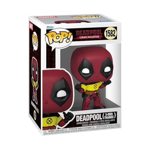 Funko POP! Marvel: Deadpool 2 - Deadpool with X-Men Shirt - Figura in vinile da collezione - Idea regalo - Prodotto ufficiale - Giocattoli per bambini e adulti - Modello di figura per collezionisti