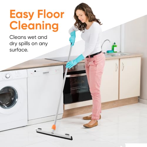 Image of Superio 18 inch Foam Floor Squeegee Head for Concrete, Tile, Laminate, Garage, Bathroom Floor, Window