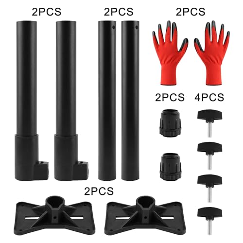 Undermount Sink Brackets, Undermount Sink Mounting Brackets, Stainless Steel Adjustable Kitchen Sinks Undermount Legs Installation with Waterproof Gloves, 13.78-23.62inch