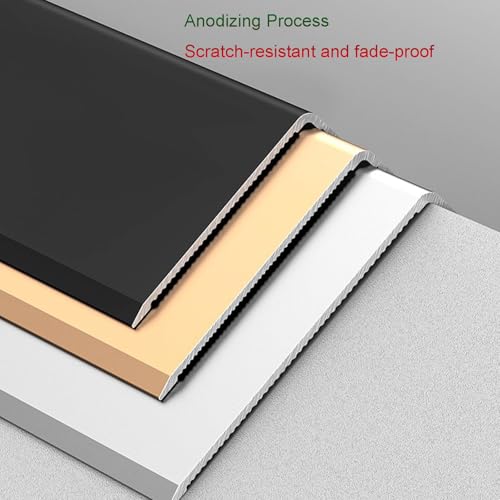 Protector de escalera en L de aluminio para peldaños y bordes 8