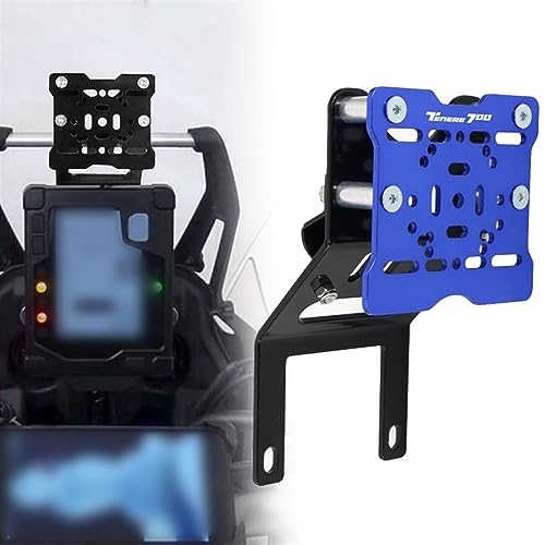 Support Navigation Tenere 700 Cadre Montage Pare-Brise Moto Haute Qualité