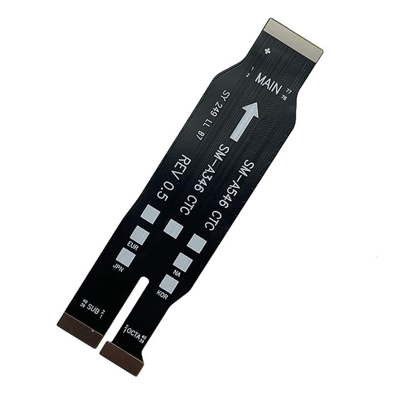 Cable flexible para placa base compatible con Samsung A34/A54 SM-A346B SM-A546B Flex Cable Conector Recambio para conexión placa base incl. destornilladores