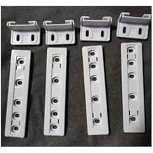 Fridge Door Slide Rail Mounting Kit Refrigerator Door Sliding Guide Integrated Cupboard Built In Kit