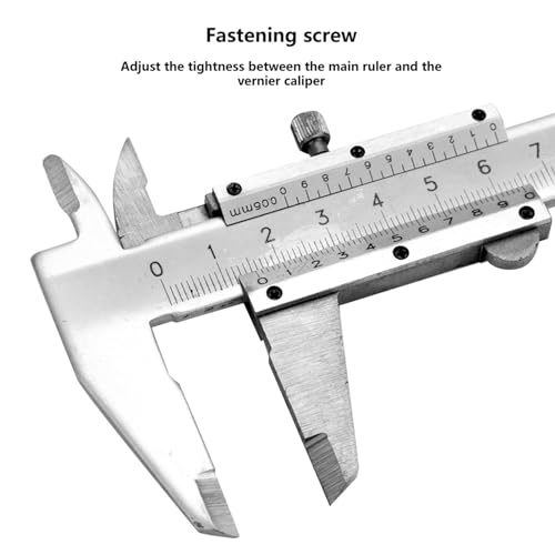 Calibrador Vernier Mecánico de Acero Carbónico 150 mm miniatura 4