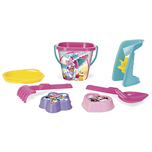 Wader 77442 - Eimergarnitur DISNEY Minnie Mouse mit Eimer, Sieb,...