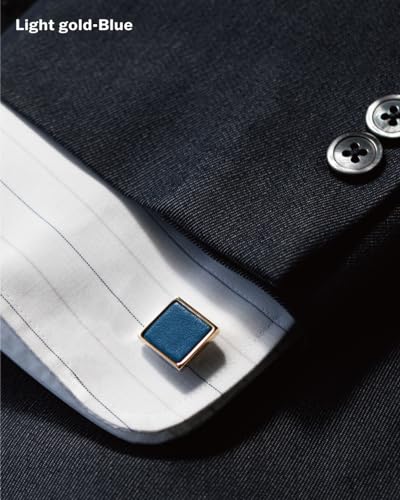 [TAVARAT] Cuff links mens Cufflinks for Men Tie clip Genuine Learher Tps-0633