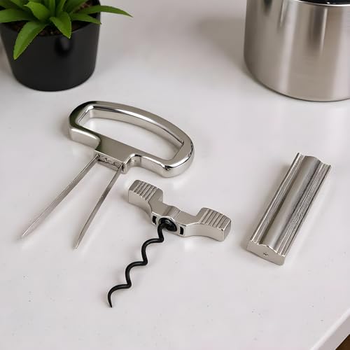 Tire-bouchon double pointe anti-bouchon cassé pour serveurs - 4