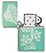 Zippo Mushroom Design High Polish Green Pocket Lighter