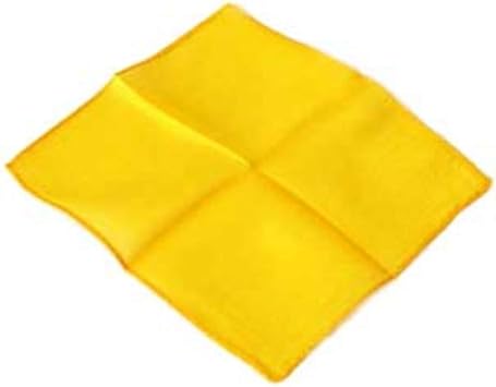 Magic Makers Professional Grade 9 Inch Magicians Silk - Golden Yellow