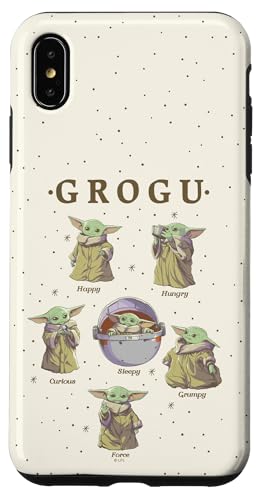 Cadeau Star Wars parfait la coque iPhone XS Max Grogu Moods The Mandalorian