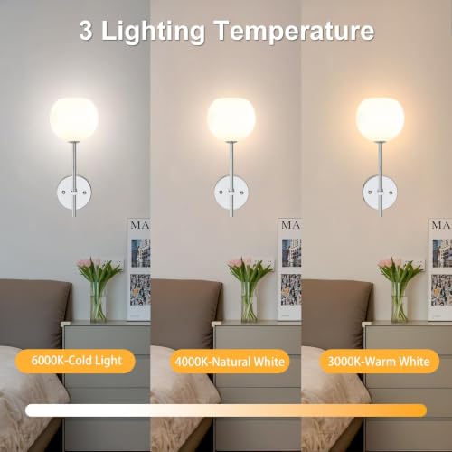 Image of Battery Wall Sconce Set of Two S71 (Chrome, 2-Lights)