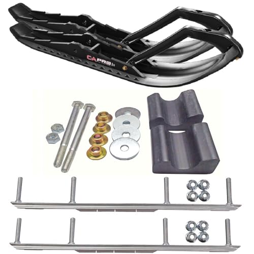 C&A Pro Black TMX Snowmobile Skis w/ 9