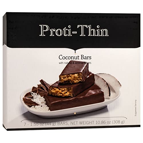 Barritas de proteína Proti-Thin Coconut Crunch 7 un. miniatura 1