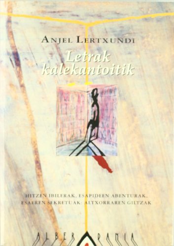 Portada de Letrak kalekantoitik