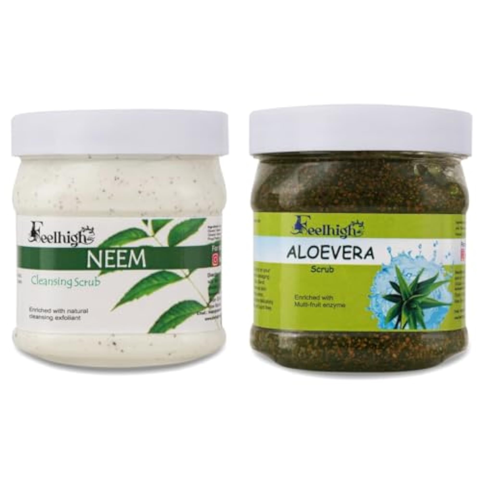 Neem Scrub and Bamboo Gel Scrub for Men and Women