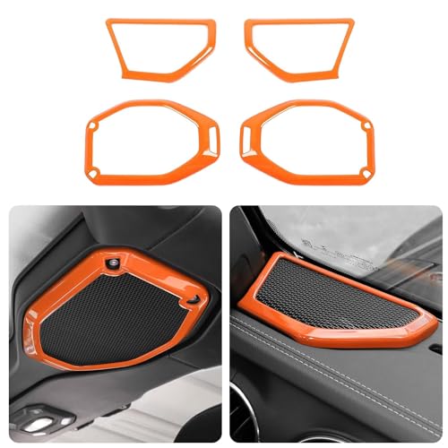 Voodonala Jeep JL JT�X�s�[�J�[ �I�[�f�B�I�g�����g�b�v&�s���[�g���� 2018-2022 Jeep Wrangler JL JLU Gladiator JT�p ABS �I�����W 4��