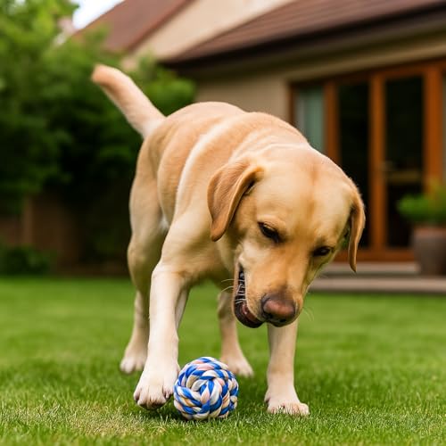 Image of Dog Rope Toys, Puppy Chew Toys for Small Medium Large Breeds, Nature Teething Toy for Dental Health (7 Toys Combo Set)