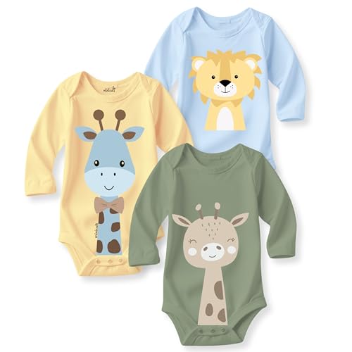 Image of minicult Set of Cotton Unisex Front Open T-Shirt with snap Buttons Pack 5 jhabla