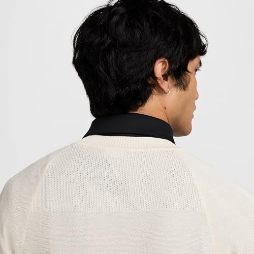 Nike Tour Men's Golf Sweater (FQ8832-104, Light Orewood Brown/Black)4