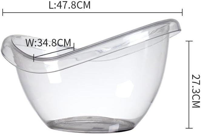 ワインクーラー アイスペール シャンパンクーラー アイスバケット アイスペール氷入れ 食器 持ち手付き アクリル 軽量 大 特大 ワ