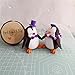 Custom Penguin wedding cake toppers, Bride and groom figurines,Handmade, Fully customizable. Unique keepsake