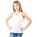 Cyndeelee Girls Cotton Undershirt Tank Top, Multi Pack (Size 2T-14) (as1, Numeric, Numeric_10, Numeric_12, Regular, White Tank 3-Pack)