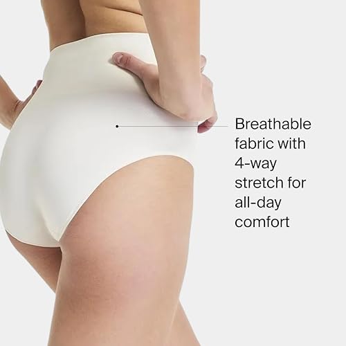 Image of SPANX SPANXshape Everyday Shaping Brief - Core Control Shapewear Underwear - Invisible Under Clothes - Seamless Design