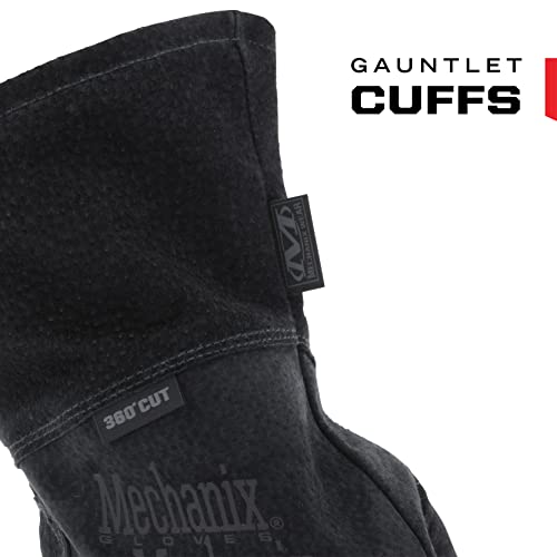 Mechanix Wear: Regulator Mig Welding Gloves, 360 Cut Resistance, Ansi A4, Durahide Boar Leather, Heat Resistance, Dupont Kevlar Stitched For Added Durability, Safety Gloves For Work (Black, Small) #TOP7