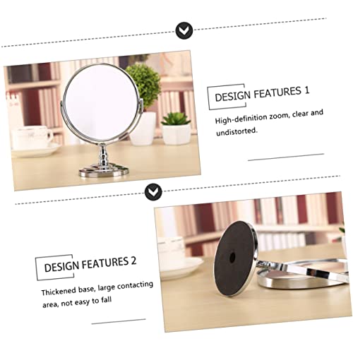Espejo de maquillaje de mesa giratorio minkissy miniatura 6