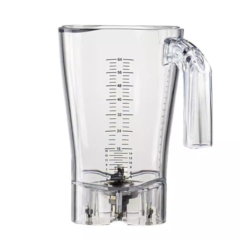 Cuerpo de vaso de licuadora, compatible con Hamilton Beach HBH550/650/850, vaso de licuadora de repuesto con cuchilla (sin tapa)