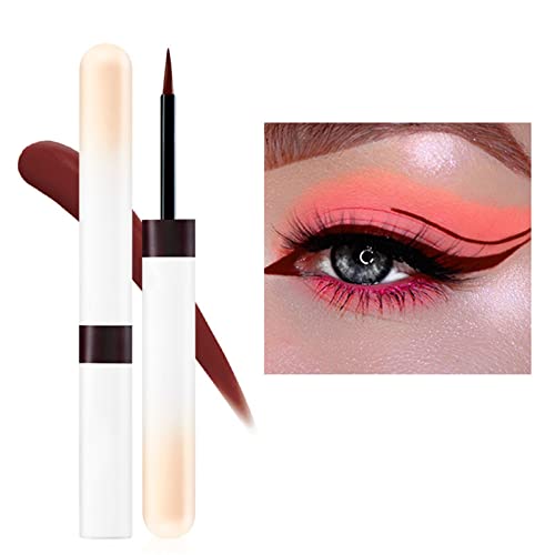 Npkgvia Eyebrows Pencil Party Art Eyebrow Pencil Brown Eyebrow Pencil Waterproof Dark Brown Styles Liquid Eyeliner Waterproof Colorful Eyeliner Long Lasting 3.5Ml Balmy Days (Grey, One Size) #TOP1