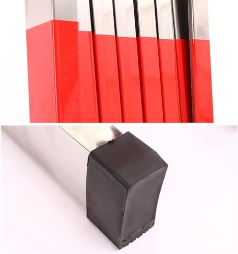 Coffre-fort rétractable en accordéon Bcades Securi acier rouge argent - 3