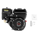 NAZEAOB 7.5HP 212CC Gas Engine, Single-Cylinder 4-Stroke Electric/Pull Start, Gasoline Engine Motor, Go Kart Motor Engine, Multi-Use Engine for Lawn Mower Compressor Pump Generator, 3600Rpm