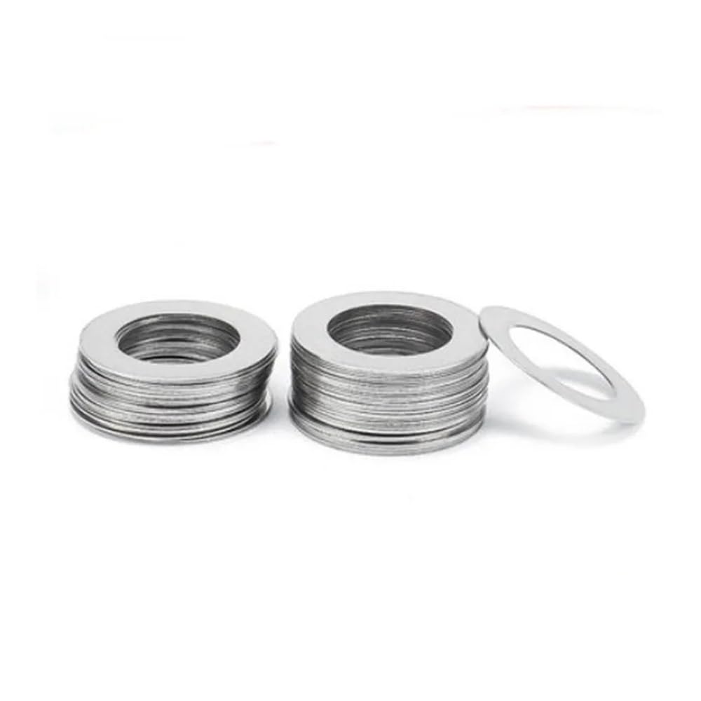 20 stks M14 M15 M16 M17 M18 Rvs Platte Ring Ultradunne Pakking Dunne