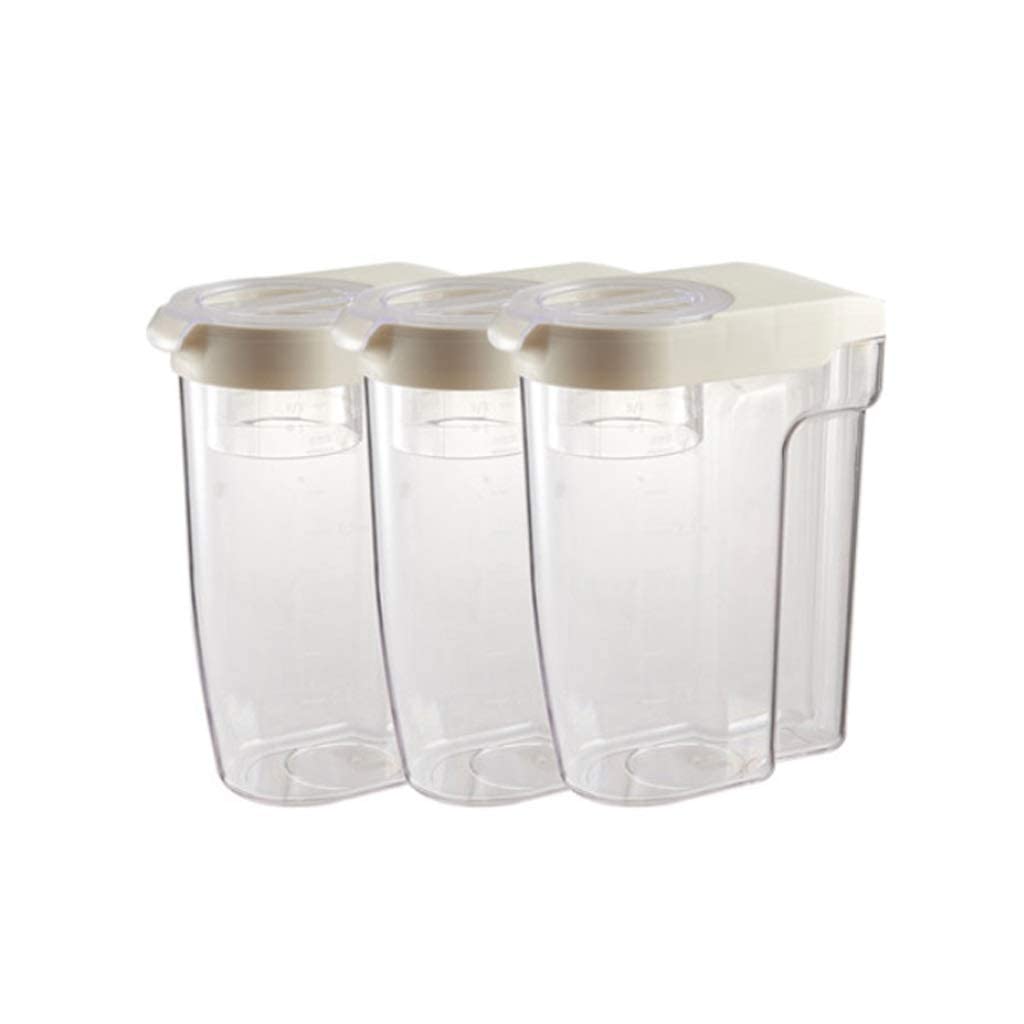 Amazon｜ふたがすべて同じサイズの気密食品貯蔵容器-中気密透明