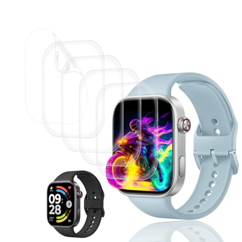 �y5���Z�b�g�z �Ή� Xiaomi Redmi Watch 6 �t�B���� �y���{���Ɏq���z �p �V���I�~ �X�}�[�g�E�H�b�` 6 �ی�t�B���� �_�炩�� �P�[�X �J�o�[ �ϏՌ� ��U�h�~ �w��h�~ �S�ʕی� �ɔ� �����ߗ� �����x�^�b�` 3D�Ȗ� �ȒP�\��t