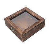 Vitrine : étanche et solide et durable, cette boîte n'est facile à déformer, boîtes d'exposition d'échantillons