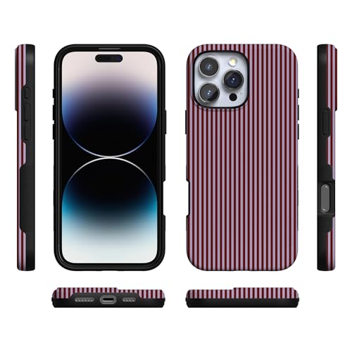 Casely iPhone 16 Pro Case | Stripes and the City | Tiny Pinstripe | Bold Protective Design | Compatible with MagSafe by Casely - Used condition - Image 7