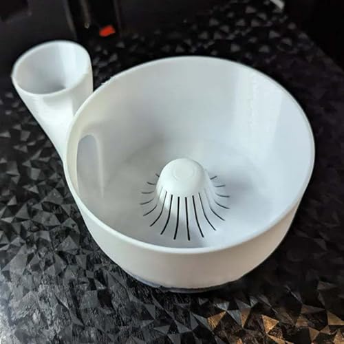 Vegetable Cleaner Bowl, Fruit Spinner Washer, 3D Food Cleaning Tool, Automatic Water Drainer, Multi Purpose Rinsing Basket, Compact White, Excellent for Camping & Travel - immagine 5