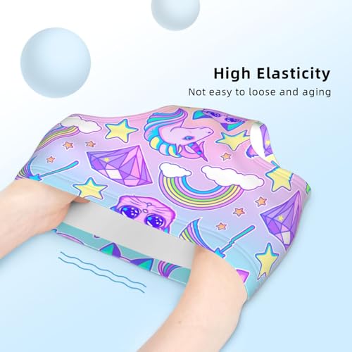 Magical Rainbow And A Unicorn Girls' Underwear Soft Cotton Little Girls Panties Comfort Briefs4